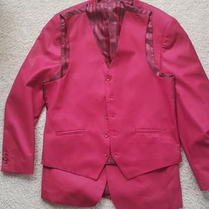Fuschia suit